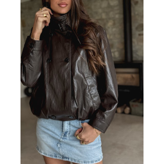 Jupe short en jeans Rosaria - Bleu clair