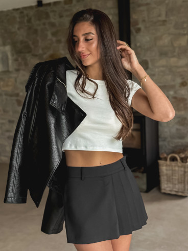 Jupe short Shéryne - Noir