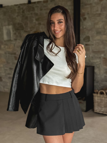 Jupe short Shéryne - Noir