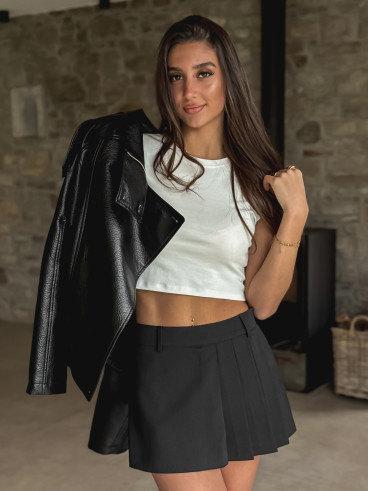 Jupe short Shéryne - Noir