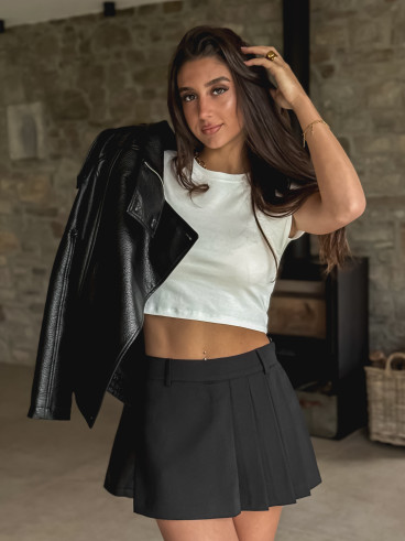 Jupe short Shéryne - Noir