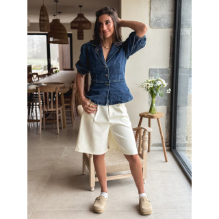 Blouse en jeans Livadia - Bleu