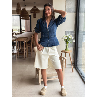 Blouse en jeans Livadia - Bleu