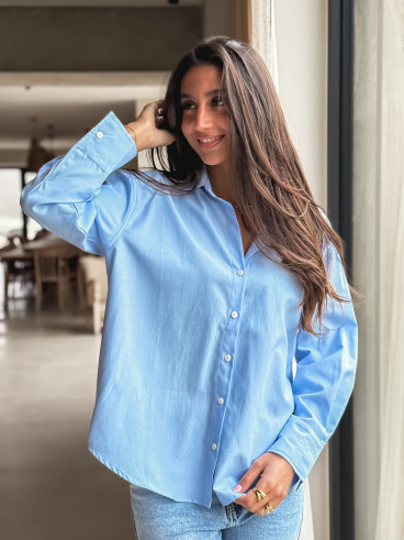 Chemise Salima -Bleu ciel Chemise Salima -Bleu ciel