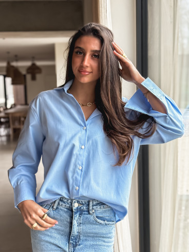 Chemise Salima -Bleu ciel Chemise Salima -Bleu ciel