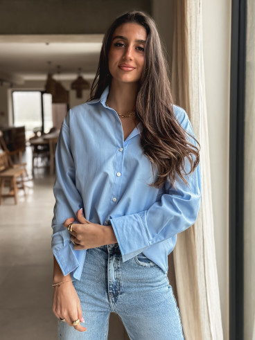 Chemise Salima -Bleu ciel Chemise Salima -Bleu ciel