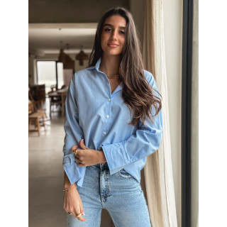 Chemise Salima -Bleu ciel