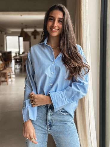 Chemise Salima -Bleu ciel Chemise Salima -Bleu ciel