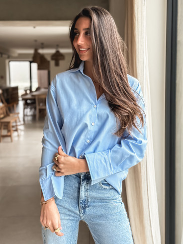 Chemise Salima -Bleu ciel Chemise Salima -Bleu ciel