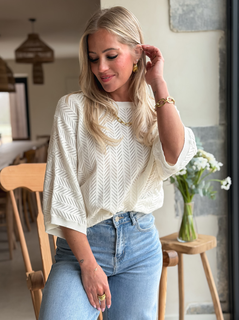 Pull Kélyane - Ecru