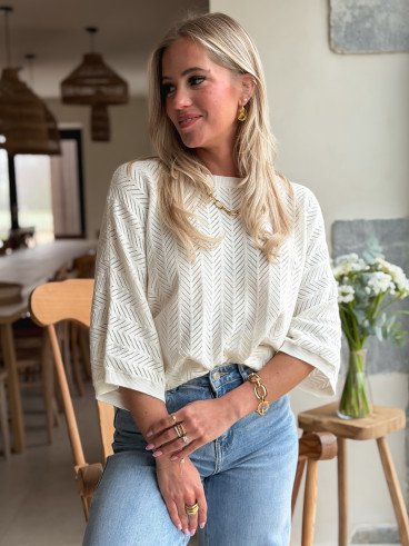 Pull Kélyane - Ecru