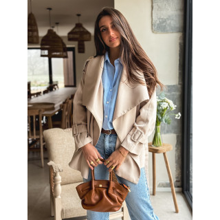 Trench court Joëlla - Beige