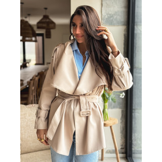 Trench court Joëlla - Beige