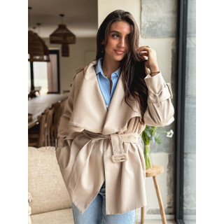 Trench court Joëlla - Beige