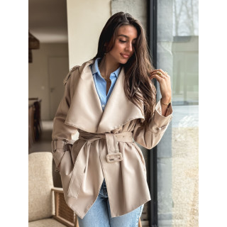 Trench court Joëlla - Beige