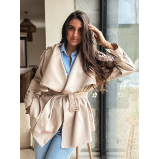 Trench court Joëlla - Beige