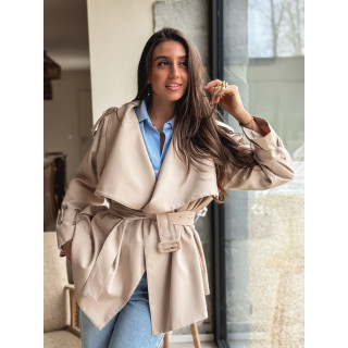 Trench court Joëlla - Beige