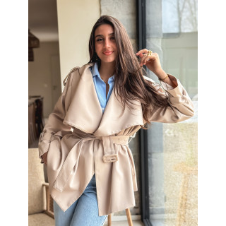 Trench court Joëlla - Beige