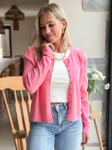 Gilet Florie - Rose