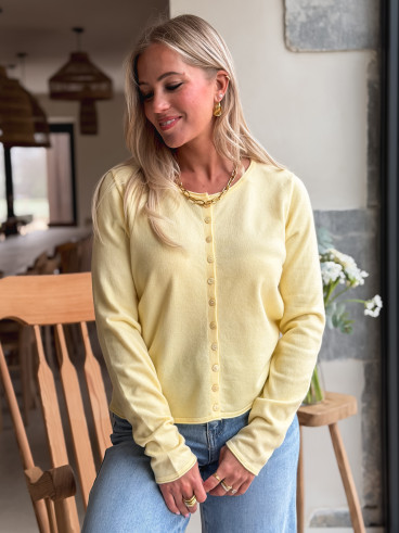 Gilet Florie - Jaune Gilet Florie - Jaune
