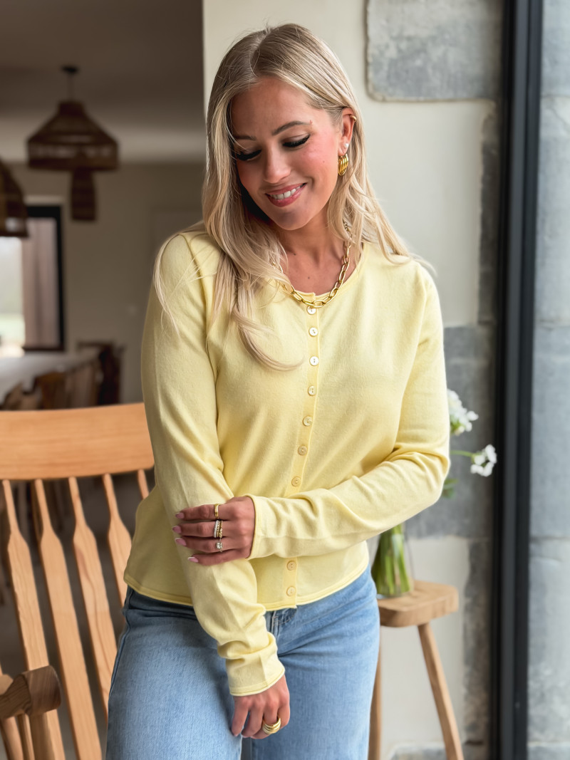 Gilet Florie - Jaune Gilet Florie - Jaune