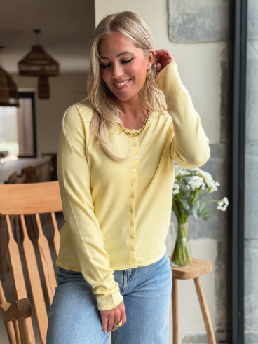 Gilet Florie - Jaune Gilet Florie - Jaune