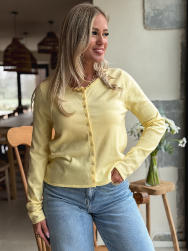 Gilet Florie - Jaune Gilet Florie - Jaune