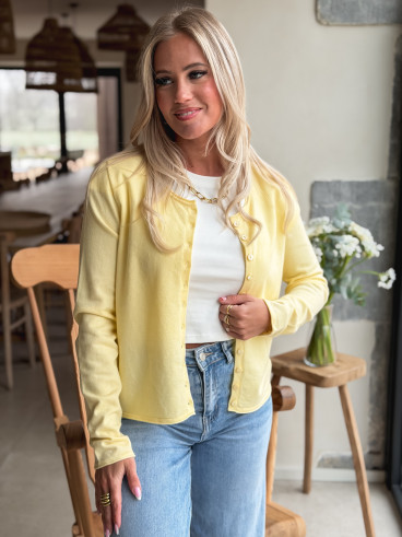 Gilet Florie - Jaune Gilet Florie - Jaune