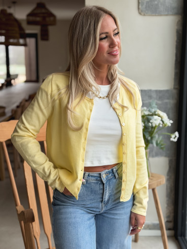 Gilet Florie - Jaune Gilet Florie - Jaune