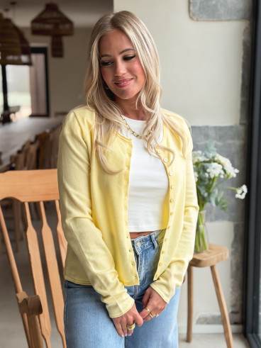 Gilet Florie - Jaune Gilet Florie - Jaune
