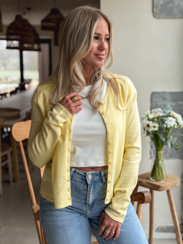 Gilet Florie - Jaune Gilet Florie - Jaune