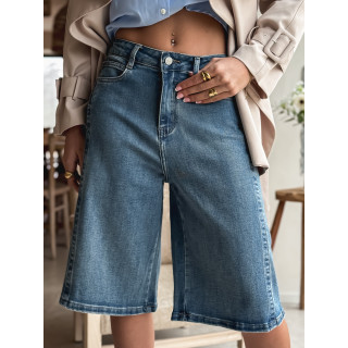 Bermuda en jeans Salomée - Bleu