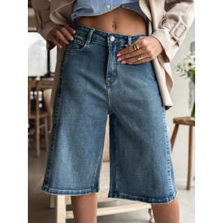 Bermuda en jeans Salomée - Bleu