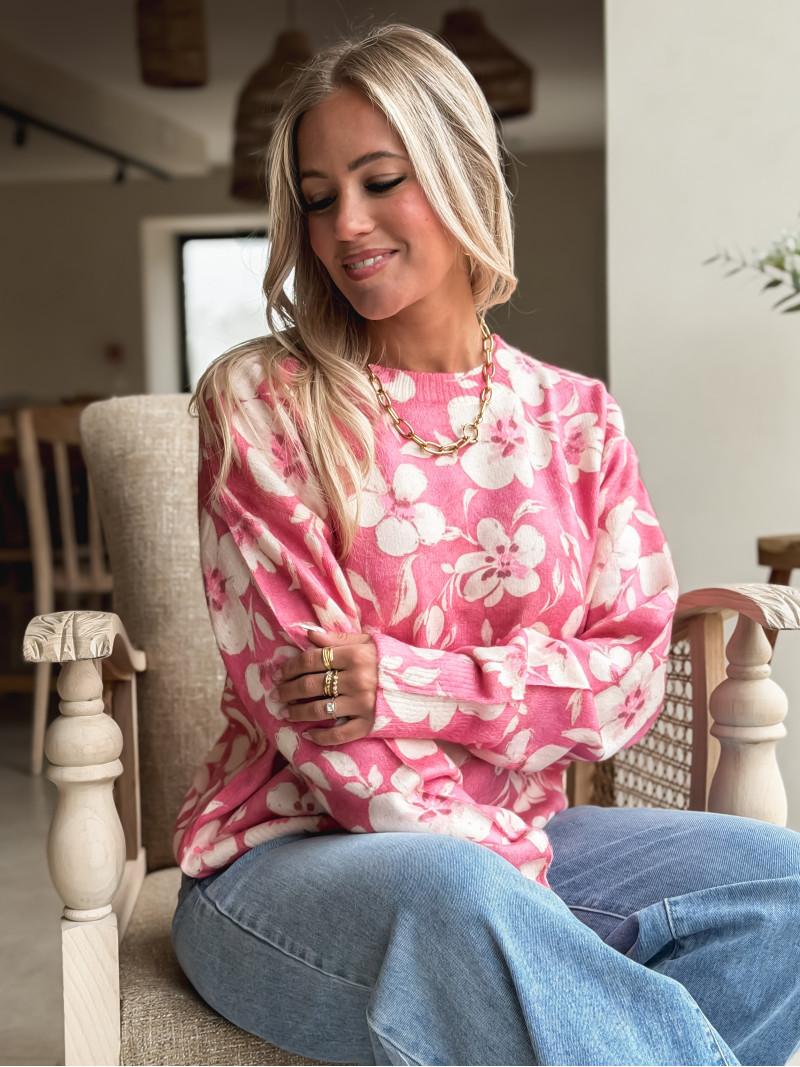 Pull Léonora - Rose