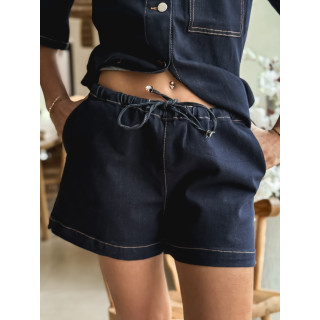 Short en jeans Alaïa - Bleu Foncé