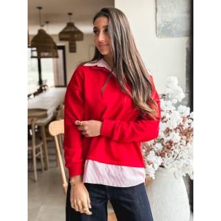 Pull Elisa - Rouge