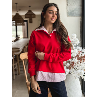 Pull Elisa - Rouge