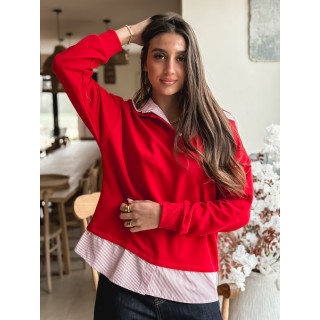 Pull Elisa - Rouge