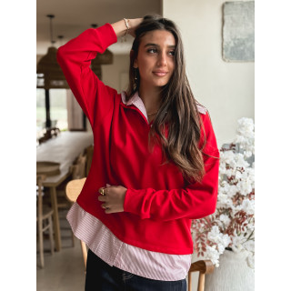 Pull Elisa - Rouge