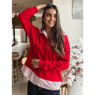 Pull Elisa - Rouge