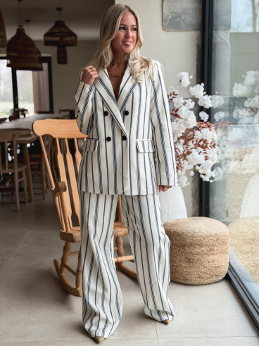 Blazer Lignée Natacha - Bleu