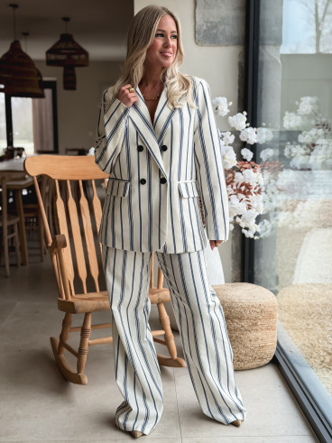 Blazer Lignée Natacha - Bleu