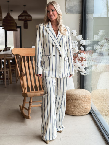 Blazer Lignée Natacha - Bleu