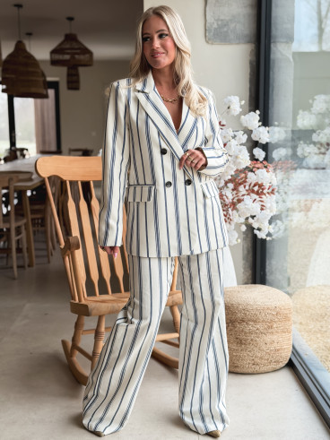 Blazer Lignée Natacha - Bleu