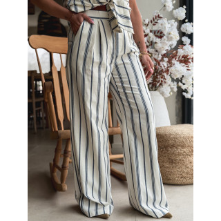 Pantalon Lignée Natacha - Bleu