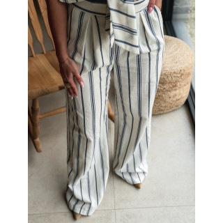 Pantalon Lignée Natacha - Bleu