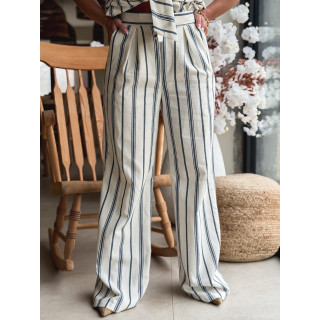 Pantalon Lignée Natacha - Bleu