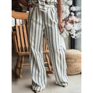 Pantalon Lignée Natacha - Bleu