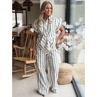 Pantalon Lignée Natacha - Bleu