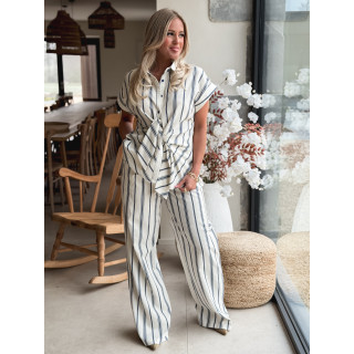 Pantalon Lignée Natacha - Bleu